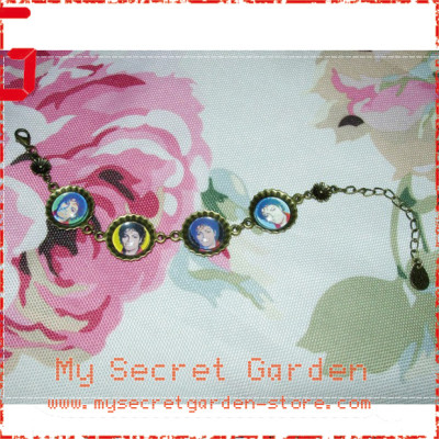 Michael Jackson - Pop Art  Cabochon Bronze Bracelet  Michael Jackson - Pop Art  Cabochon Bronze Bracelet